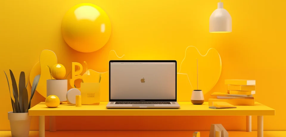 peakup_minimalist_neon_yellow_room_with_laptop_and_lots_of_item_6554bd1f-2f87-4f23-92d6-a96615f5418f.jpeg